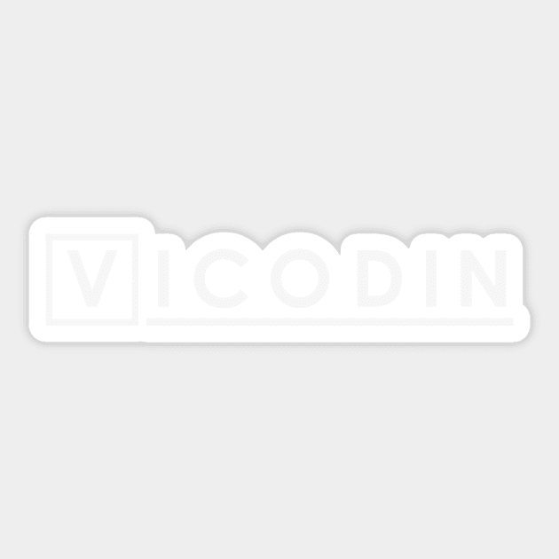 House MD Hugh Laurie Vicodin Sticker by ZSBakerStreet